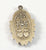 Vintage 925 Sterling Silver Saint Mary Protection Charm Pendant (3.5G)