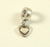 Vintage Pandora Ale 925 Sterling Silver Double Heart Pendant (2.2G)