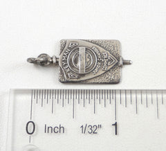 Vintage 925 Sterling Silver "Keyman Texas Commerce" Pendant (3.6G)