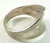 Vintage 925 Sterling Silver Wide Wavy Band Design Ring Size 10.25 (4.6G)- 230019