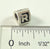 Vintage Pandora 925 Sterling Silver Letter "R" Charm Pendant (3.4G)