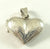 Vintage 925 Sterling Silver Dagle Locket Heart Charm Pendant (2.6G)