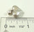 Vintage 925 Sterling Silver Dagle Locket Heart Charm Pendant (2.6G)