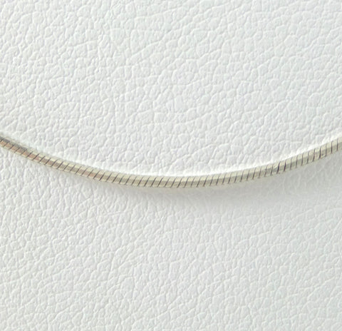 Vintage 925 Sterling Silver Fine Italy Snake Chain Necklace (2.9G)