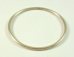 Vintage 925 Sterling Silver Unique Polished Bangle Bracelet (5.1G)