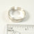 Vintage 925 Sterling Silver Etched Design Adj. Ring Size 11-13 (4.8G)