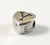 Vintage Jewelry 925 Sterling Silver Letter "Y" Heart Bead Charm/Pendant