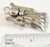 Vintage 925 Sterling Silver Halo Angel Bow Designed Pin Brooch (13.1G)