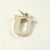 Vintage Jewelry 925 Sterling Silver Sjc Letter "U" Initial Pendant