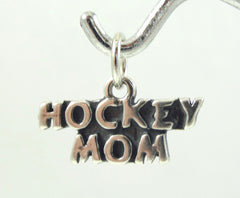 Vintage Jewelry 925 Sterling Silver "Hockey Mom" Design Charm