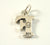 Vintage Jewelry 925 Sterling Silver Letter "F" Designed Charm