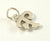 Vintage Jewelry 925 Sterling Silver Letter "F" Name Initial Pendant