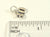 Vintage Jewelry 925 Sterling Silver Number'S "30" Design Charm