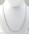 Vintage 925 Sterling Silver India Figaro Link Chain Necklace (6.5G)