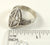 Vintage 925 Sterling Silver Unique Filigree Design Ring Size 11 (4.4G)