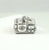 Vintage 925 Sterling Silver Old Fashioned Clock Radio Design Charm