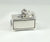 Vintage 925 Sterling Silver Old Fashioned Clock Radio Design Charm