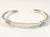 Vintage 925 Sterling Silver Rare Mexico Coil Cuff Bracelet (15G)