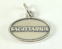 Vintage Jewelry 925 Sterling Silver "Sagittarius" Horoscope Sign Charm