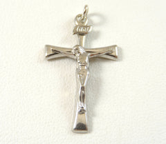 Vintage Jewelry 925 Sterling Silver Crucifix Cross Design Charm