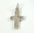 Vintage Jewelry 925 Sterling Silver Engravable Cross Design Charm