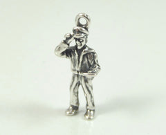 Vintage Jewelry 925 Sterling Silver "Us Mail" Mailman/Person Design Charm-148236