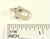 Vintage Jewelry 925 Sterling Silver Letter "U" Design Charm