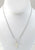 Vintage 925 Sterling Silver Italy Chain Cross Pendant Necklace (2.3G)