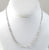 Vintage 925 Sterling Silver Italy Figaro Link Chain Necklace (10.3G)