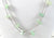 Vintage 925 Sterling Silver Green Amazonite, Chain Necklace (8.9G)