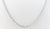 Vintage 925 Sterling Silver Long Elegant Link Chain Necklace (1.4G)