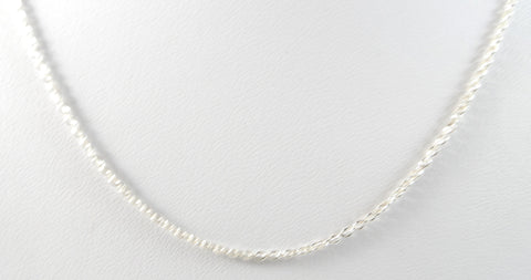 Vintage 925 Sterling Silver Wonderful Link Chain Necklace (2.8G)