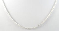 Vintage 925 Sterling Silver Wonderful Link Chain Necklace (2.8G)