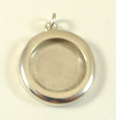 Vintage 925 Sterling Silver Unique Round Letter "B" Pendant (9.6G)