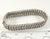 Vintage 925 Sterling Silver Large Mexico Braided Chain Bracelet (50.5G)