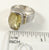 Vintage 925 Sterling Silver Peridot Color Cz Stone Ring Sz 6.25 (10.2G)