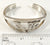 Vintage Avedon 925 Sterling Silver Letter "Af" Cuff Bracelet (45.2G)