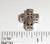 925 Sterling Silver Black Onyx Reversible Cross Pendant (2.1G) -102196 (2.1G)