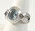 Vintage 925 Sterling Silver Light Blue Topaz Ring Size 7 (6.1G)