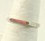 Vintage 925 Sterling Silver Pink Granite Inlay Ring Size 6 (1.2G)