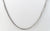 Vintage 925 Sterling Silver Box Chain Link Design 18" Necklace (2.8G)