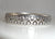 Vintage 925 Sterling Silver Ornate Heart Cuff Bracelet (47.2G)