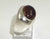 Vintage 925 Sterling Silver Faux Tortoise Ring Size 6 (15.1G)