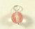 Vintage 925 Sterling Silver Faceted Watermelon Quartz Pendant (0.7G)