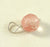 Vintage 925 Sterling Silver Faceted Watermelon Quartz Pendant (0.7G)