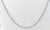 Vintage 925 Sterling Silver Box Chain Link Design 19.5" Necklace (1.8G)