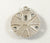 Vintage 925 Sterling Silver Sand Dollar Design Charm Pendant (2.6G)