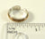 Vintage 925 Sterling Silver Two-Tone Stripe Toe Ring Size 3-6 (1.6G)