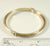 Vintage 925 Sterling Silver & 1/20 14K Gold 7.5" Bangle Bracelet (10.3G)- 187308