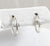 Vintage 925 Sterling Silver Small Shiny Hoop Latched Earrings (0.5G)